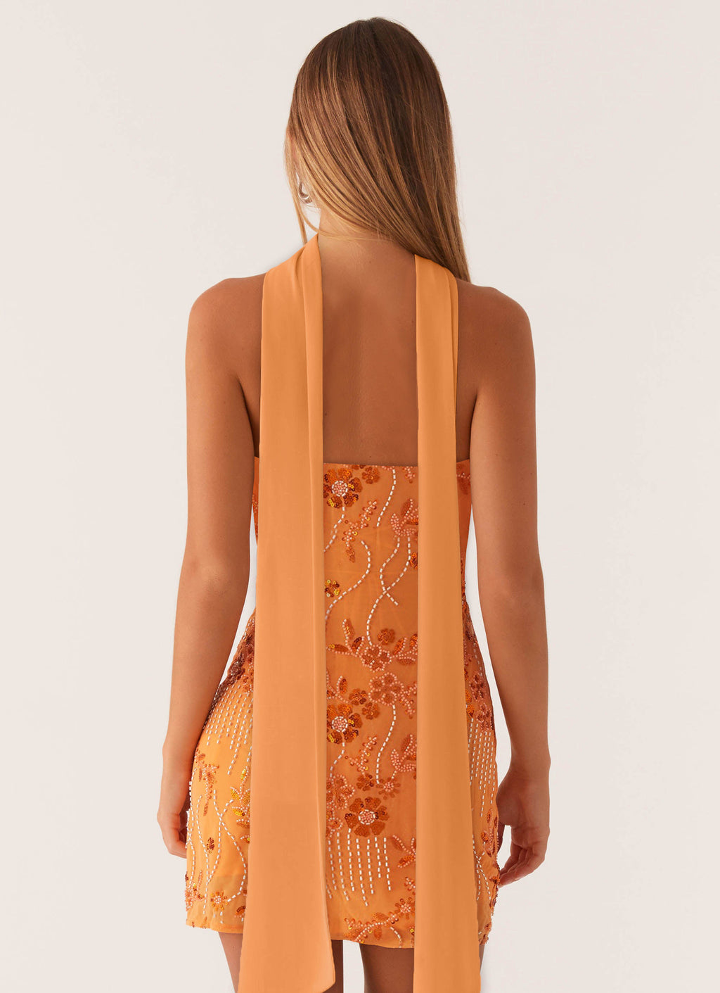 Embroidered Floral Strapless Mini Dress - view 1