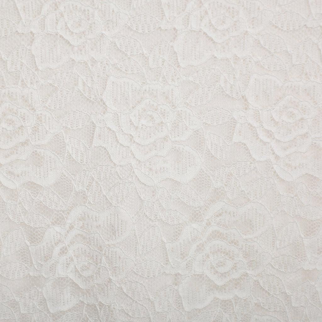 Floral Lace Scalloped Hem Slip Skirt - White_S - 3