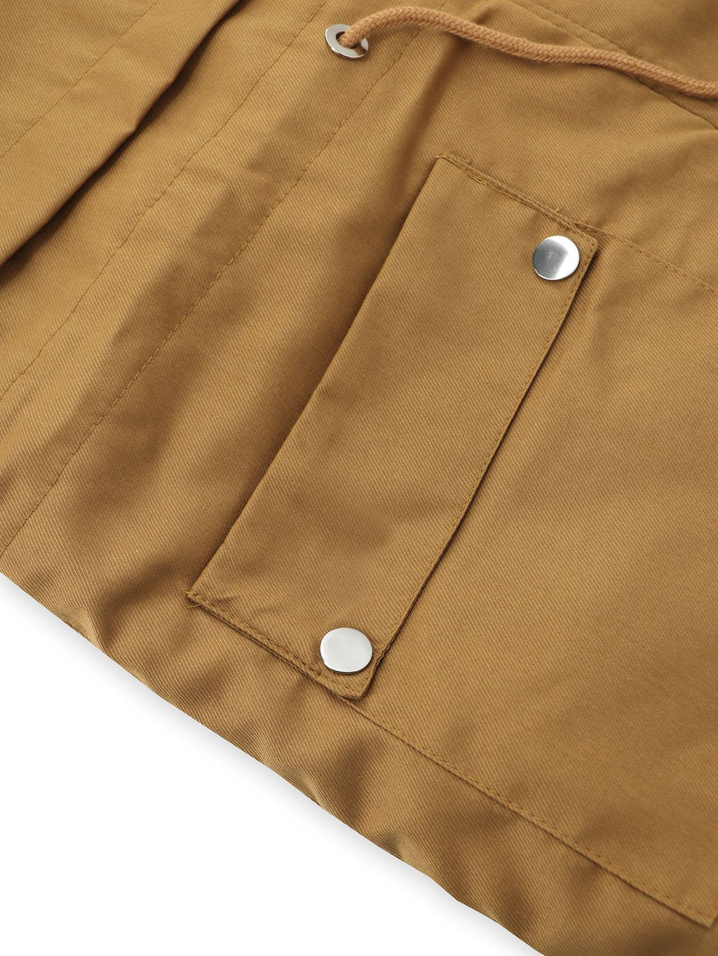 Sherpa Lined Hooded Utility Parka Jacket - Khaki - 2