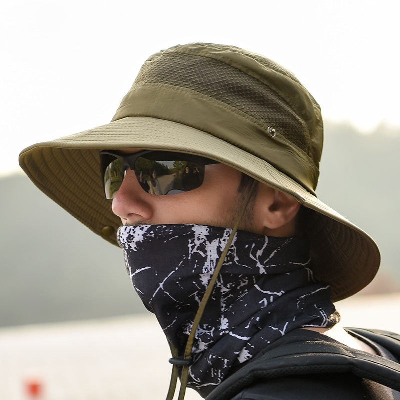 Mesh Panel Foldable Fishing Bucket Hat - view 2