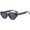 Thick Rim Cat Eye Retro Sunglasses - Color_1