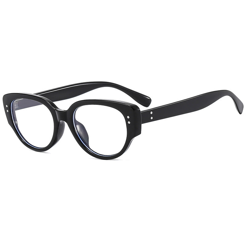 Thick Rim Cat Eye Retro Sunglasses - Color_6