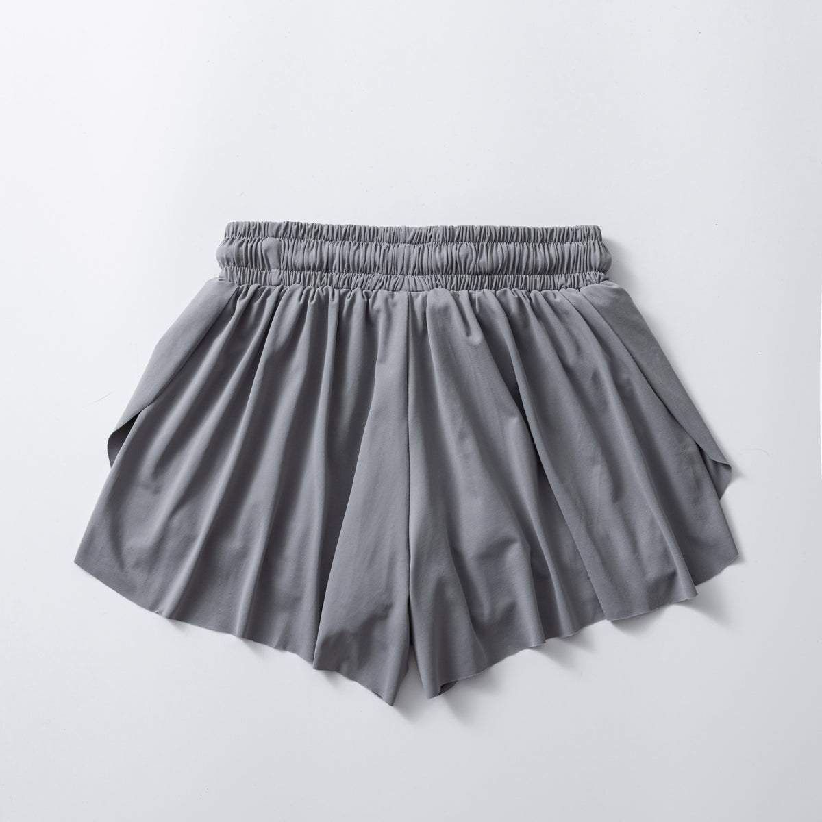 Flowy Butterfly Athletic Shorts With Liner - Grey - 3