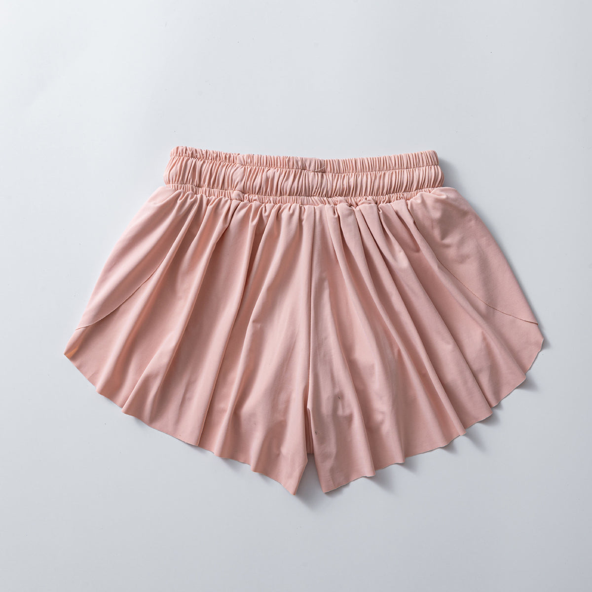 Flowy Butterfly Athletic Shorts With Liner - Pink - 2