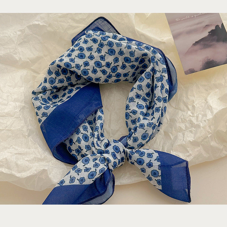 Woodblock Paisley Bandana Neck Scarf - view 4