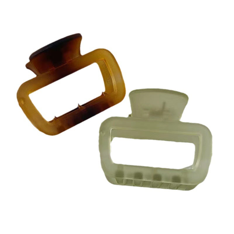 Frosted Jelly Rectangle Hair Claw Clip - view 1