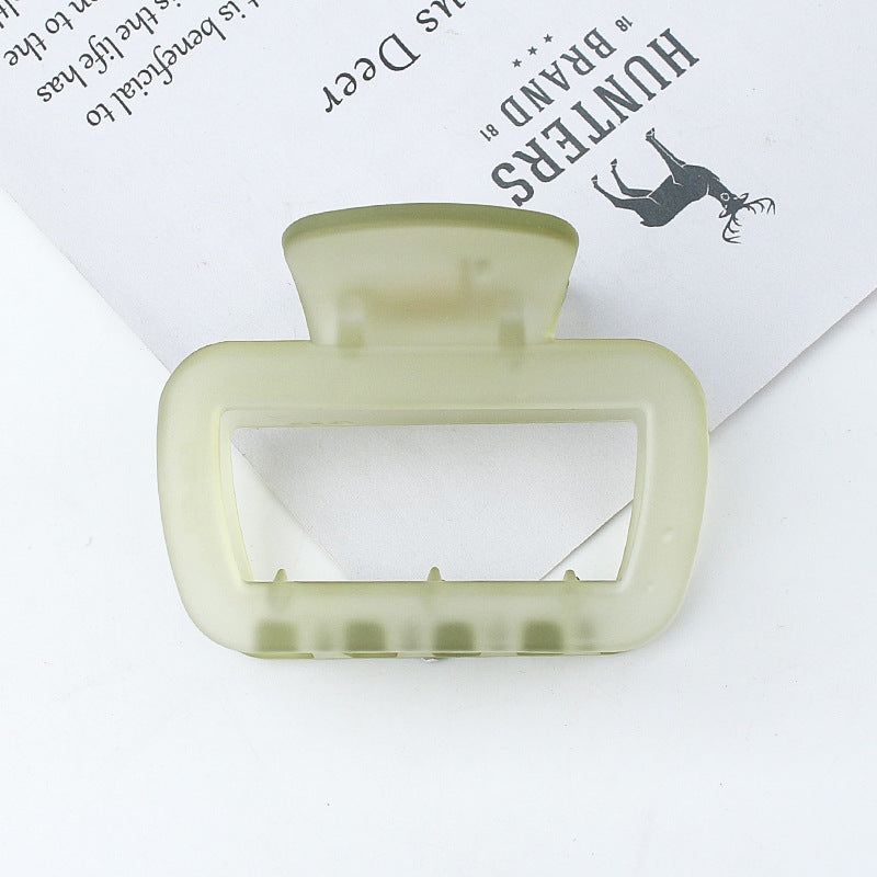 Frosted Jelly Rectangle Hair Claw Clip - view 5