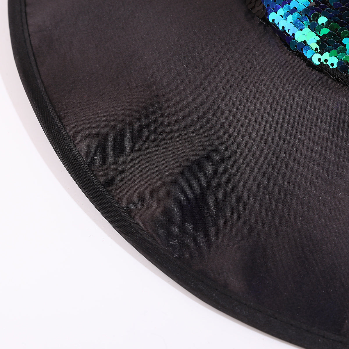 Reversible Mermaid Sequin Witch Hat - Green - 3