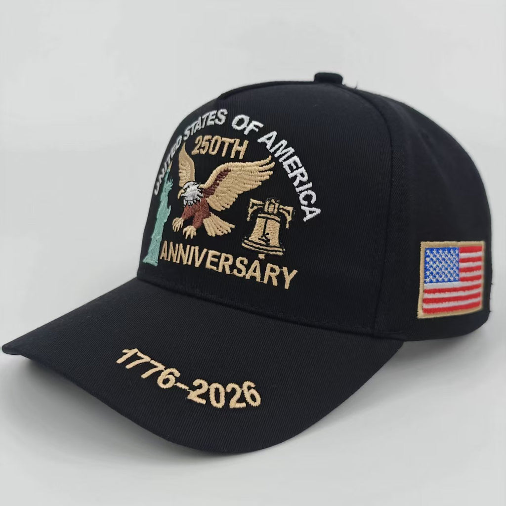 Soaring Eagle Liberty Bell Baseball Cap - Black