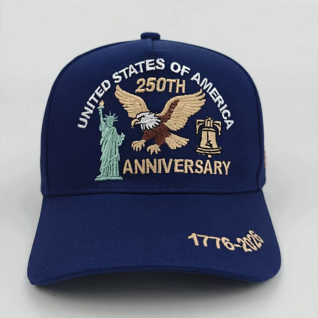 Soaring Eagle Liberty Bell Baseball Cap - Navyblue