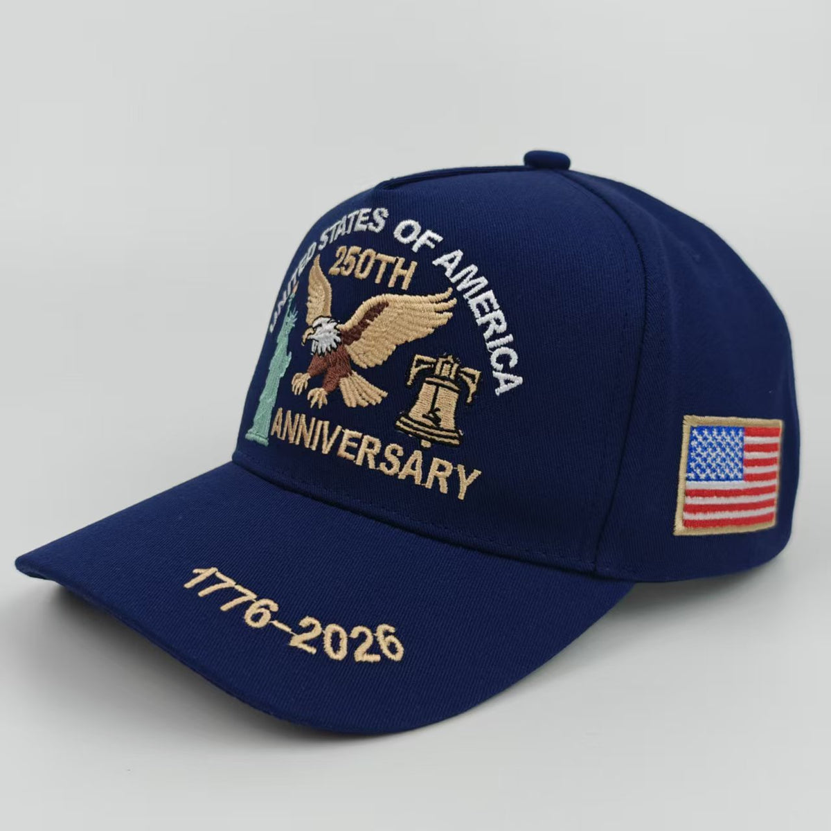 Soaring Eagle Liberty Bell Baseball Cap - Navyblue - 1