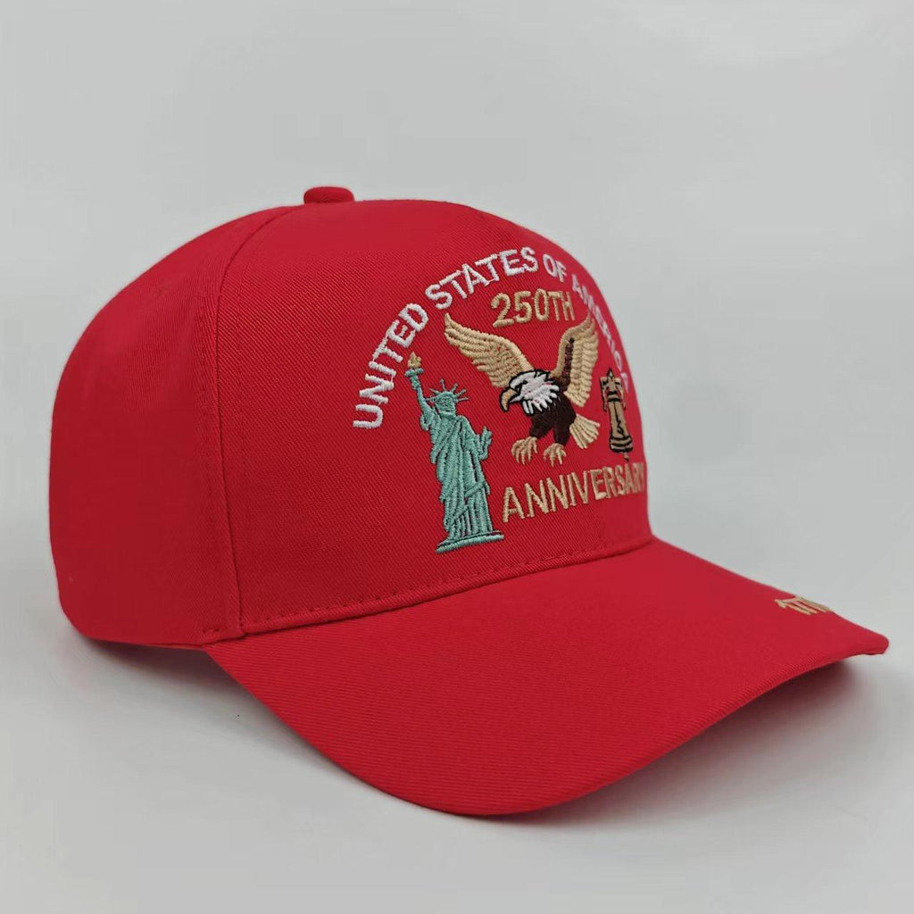 Soaring Eagle Liberty Bell Baseball Cap - Red - 1