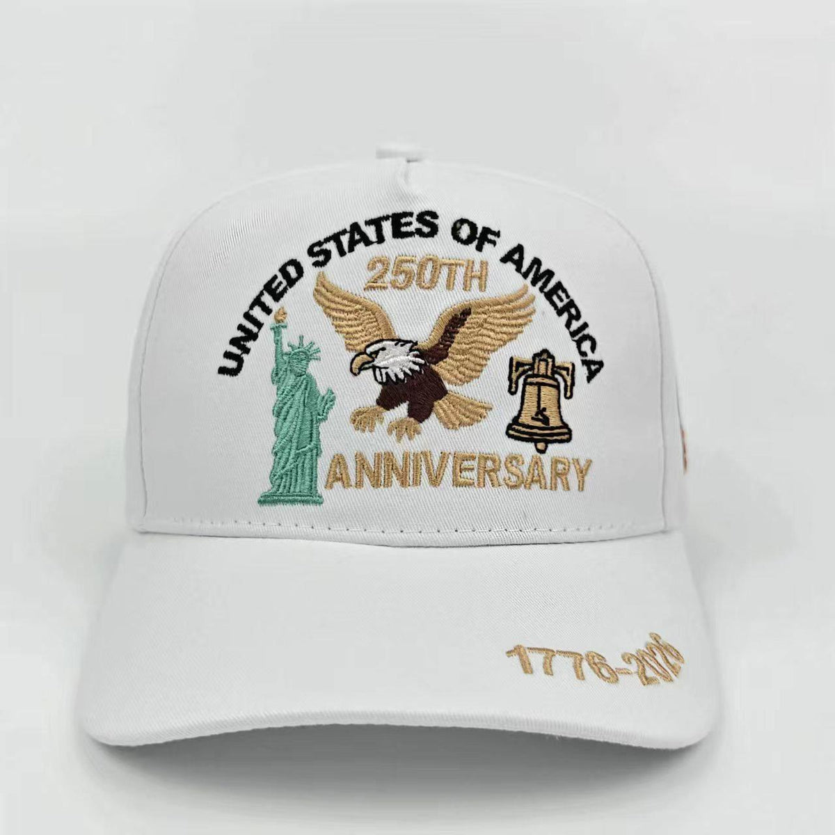 Soaring Eagle Liberty Bell Baseball Cap - White - 1