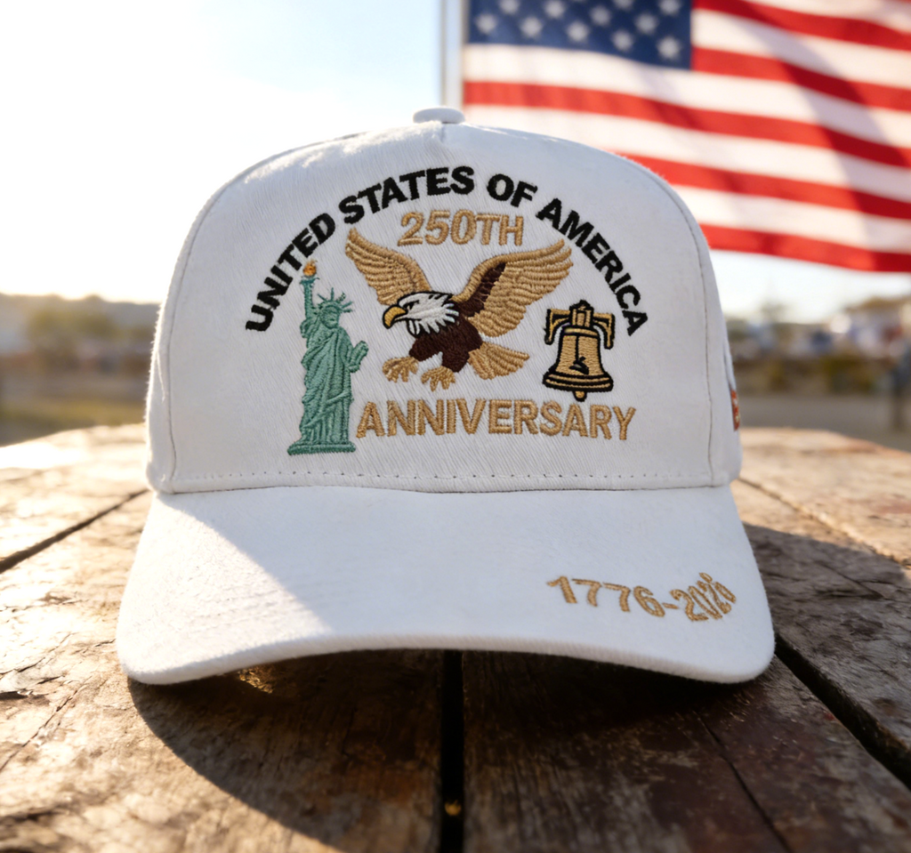Soaring Eagle Liberty Bell Baseball Cap - White - 5