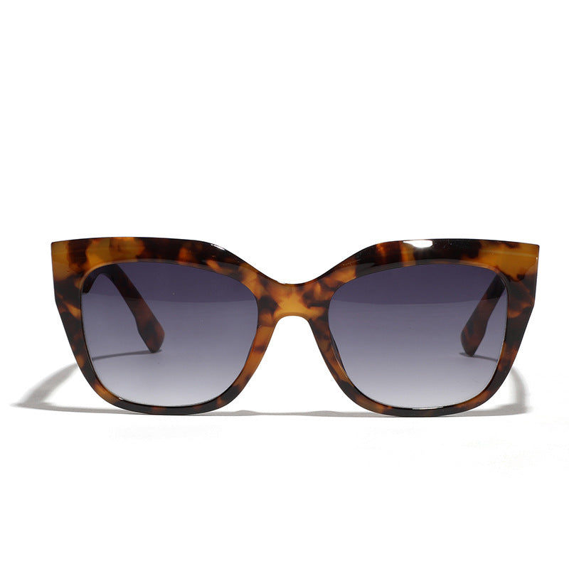Oversized Square Cat Eye Sunglasses - Decor - 2
