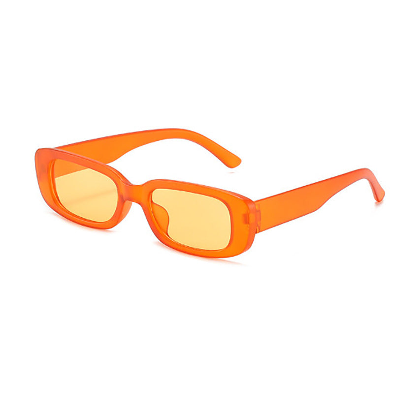 Retro Small Rectangle Frame Sunglasses - C24