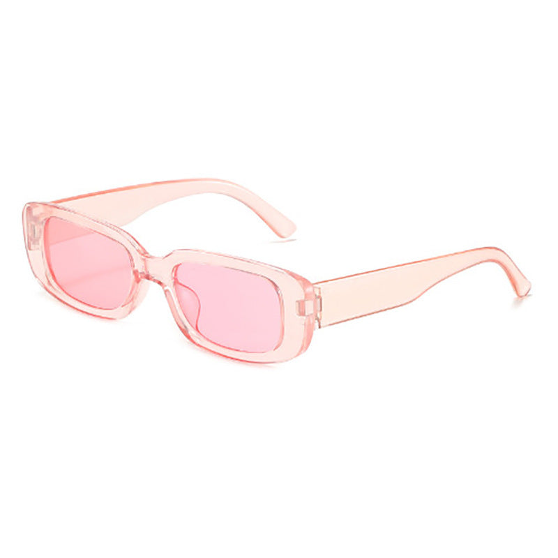 Retro Small Rectangle Frame Sunglasses - C25