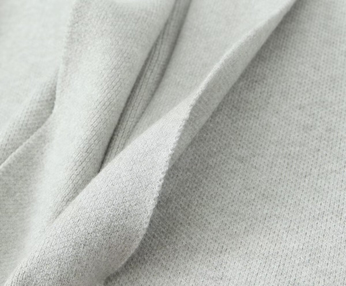 Open Front Cropped Shawl Collar Cardigan - Grey - 2