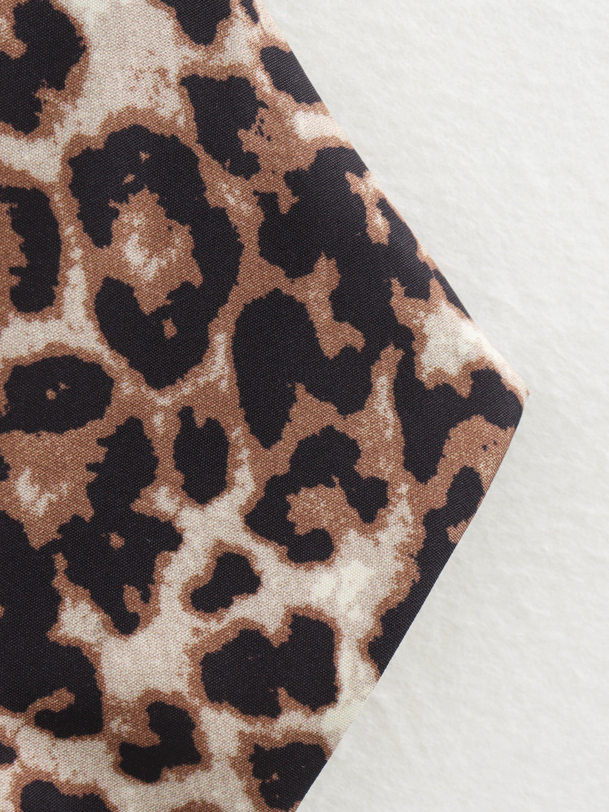 Animal Print Cropped Suit Vest - Brown - 6