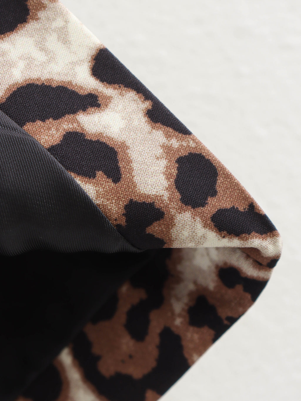 Animal Print Cropped Suit Vest - Brown - 7