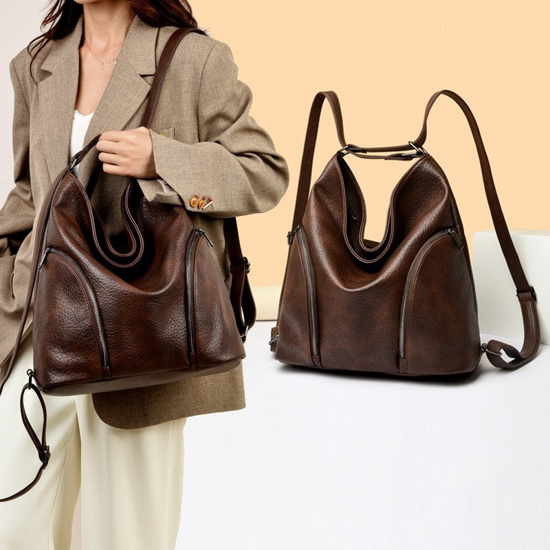 Slouchy Convertible Hobo Backpack Shoulder Bag