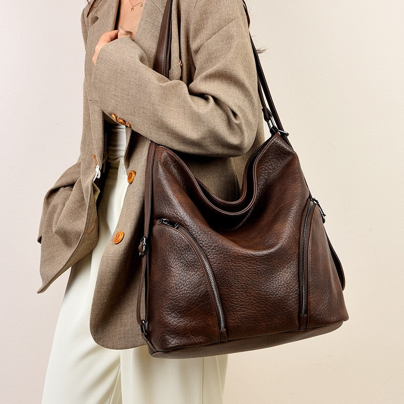 Slouchy Convertible Hobo Backpack Shoulder Bag