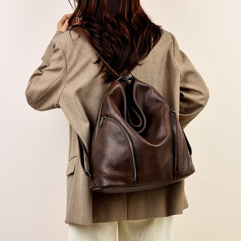 Slouchy Convertible Hobo Backpack Shoulder Bag