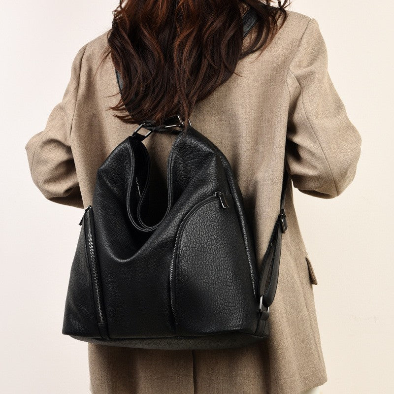 Slouchy Convertible Hobo Backpack Shoulder Bag