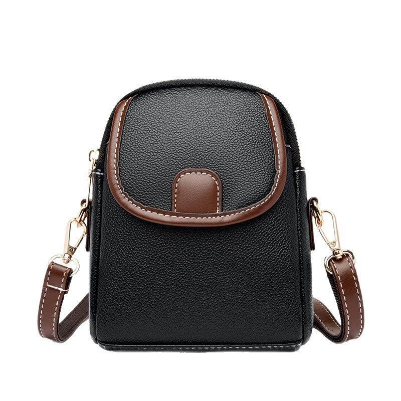 Contrast Trim Mini Phone Crossbody Bag