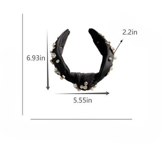 Football Charm Pearl Knot Headband - view 1