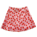High Waisted Satin A Line Mini Skirt - Pink