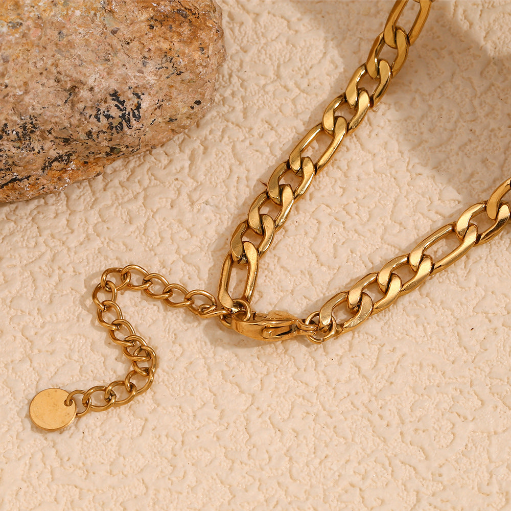 Halloween Charm Figaro Chain Necklace - Gold - 5