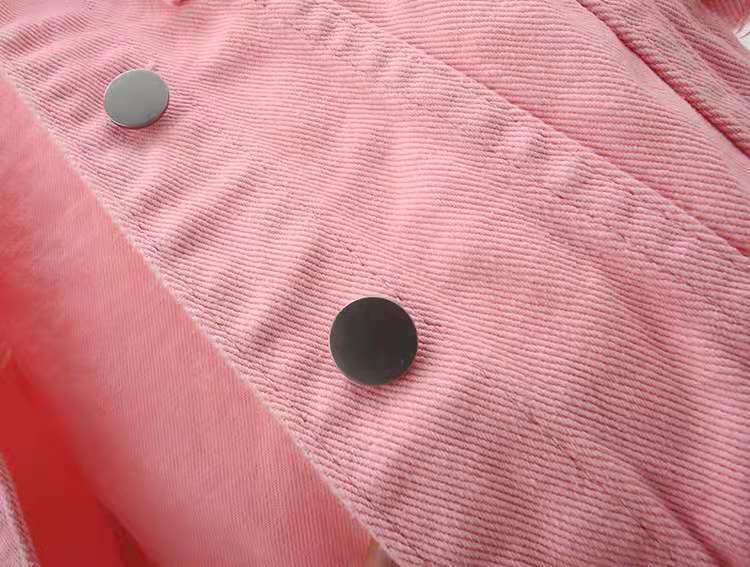 Rolled Sleeve Cropped Denim Jacket - view 3