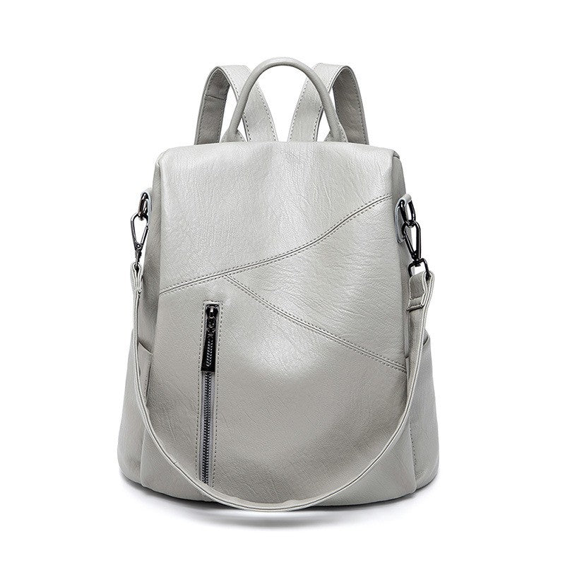 Convertible Faux Leather Anti-Theft Backpack