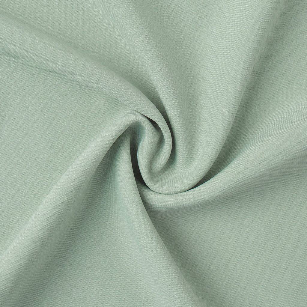 Draped Chiffon Maxi Skirt With Side Slit - Green - 3