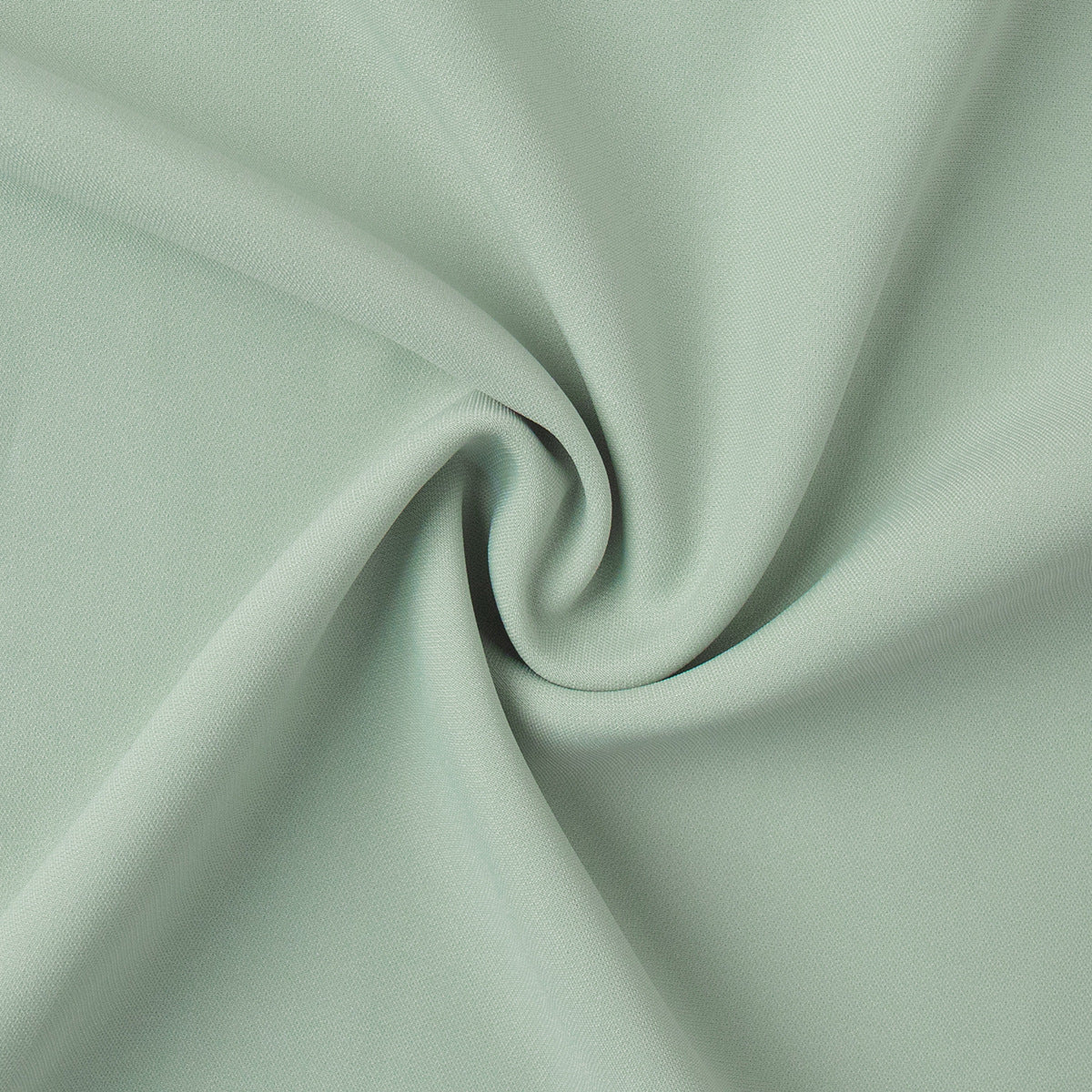 Draped Chiffon Maxi Skirt With Side Slit - Green - 3