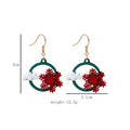 Festive Star Post Mismatched Earrings - Snowflake