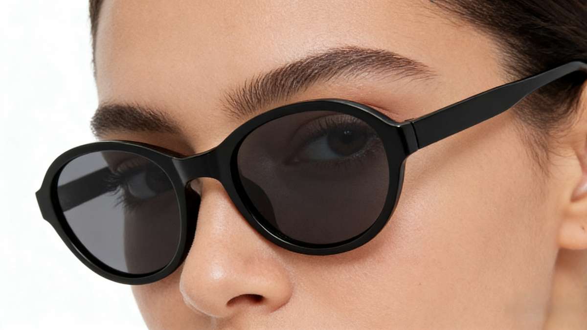 Small Oval Lens Vintage Sunglasses