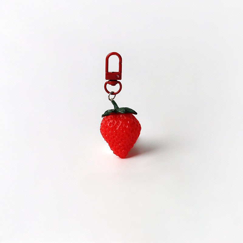 Mini Fruit Charm Keychain For Bags - C2