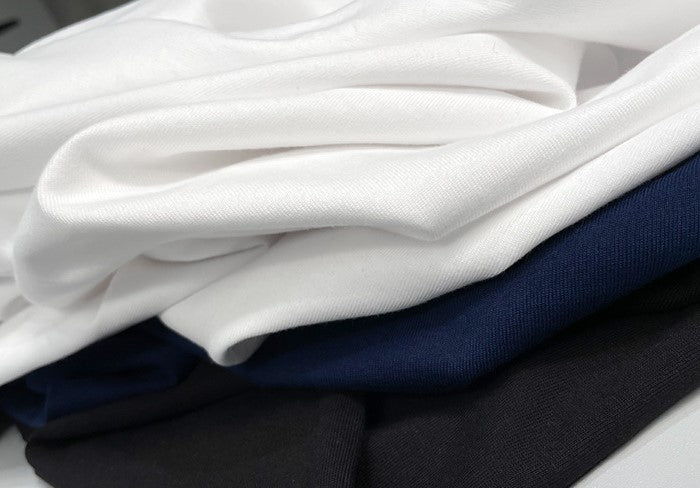 Cotton Mock Neck Long Sleeve Tee - view 4