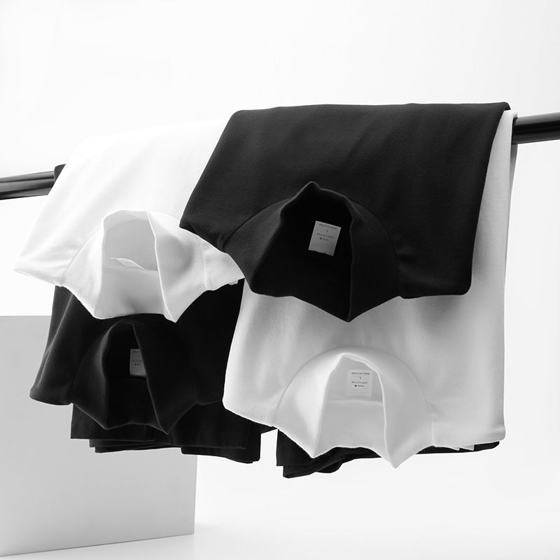 Cotton Mock Neck Long Sleeve Tee - view 6