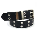 Y2K Grommet Double Prong Chain Belt - Color_01