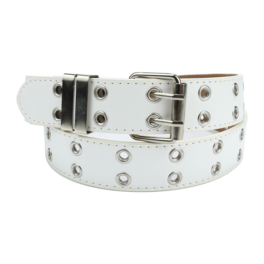 Y2K Grommet Double Prong Chain Belt - Color_02