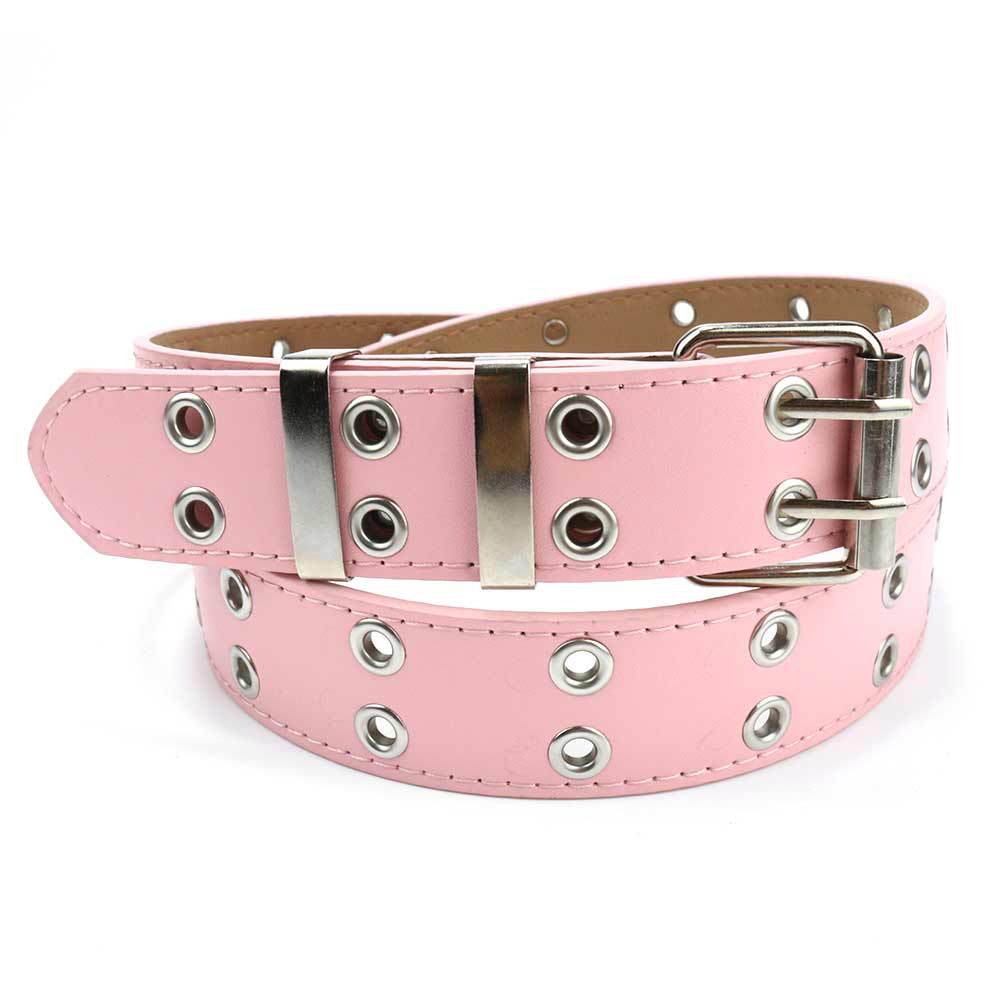 Y2K Grommet Double Prong Chain Belt - Color_03