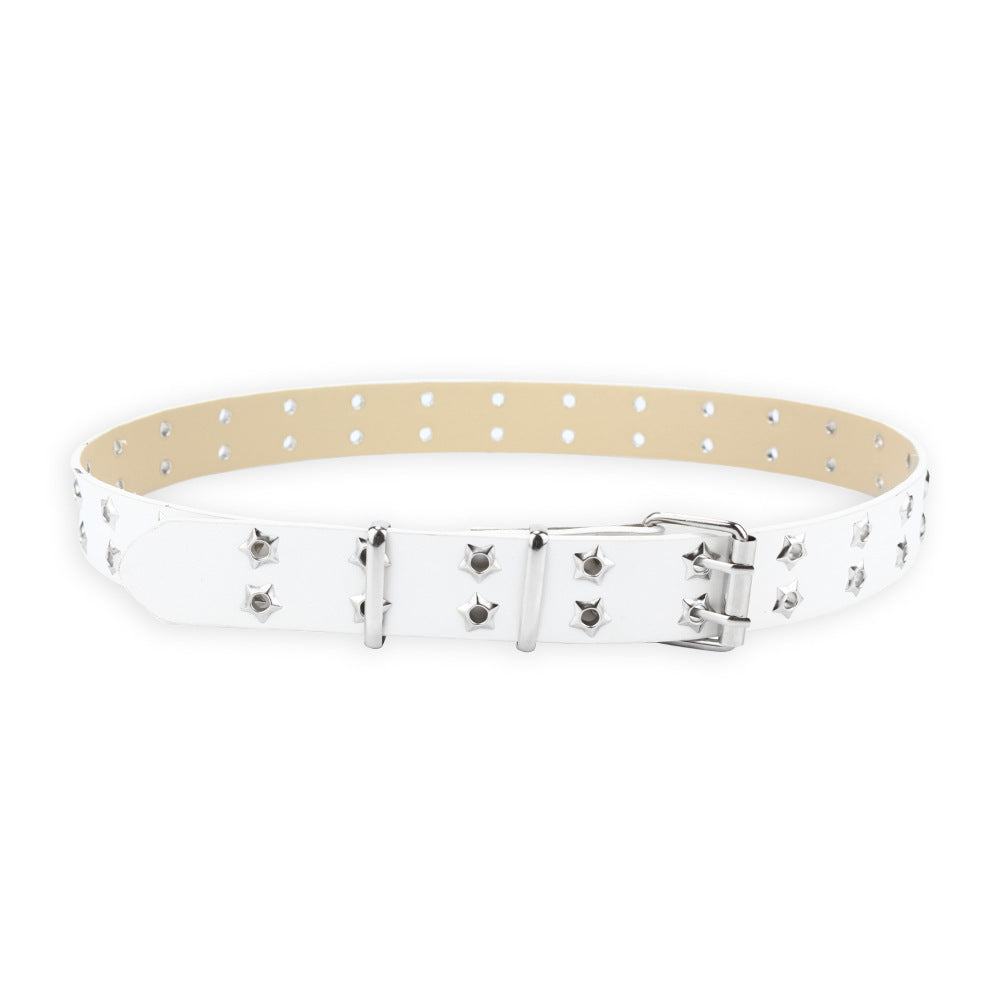 Y2K Grommet Double Prong Chain Belt - Color_18