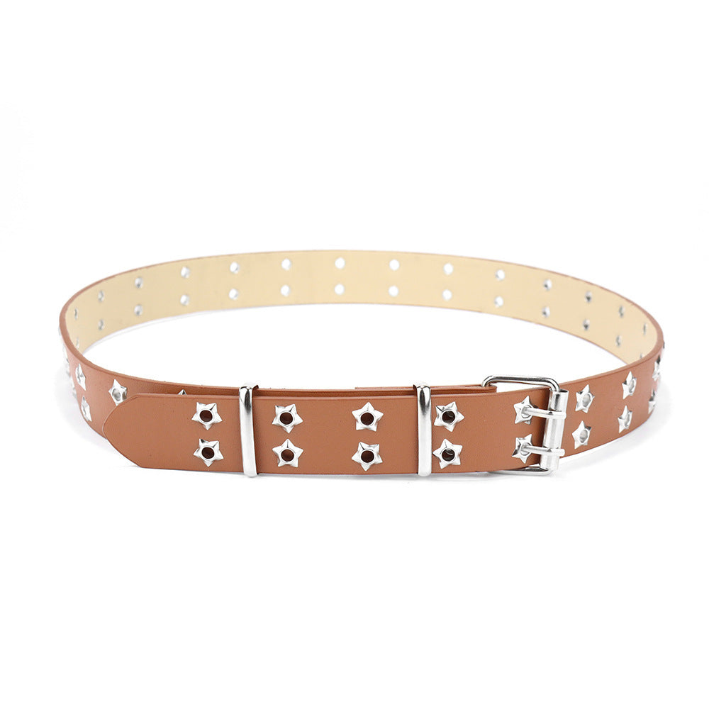 Y2K Grommet Double Prong Chain Belt - Color_20