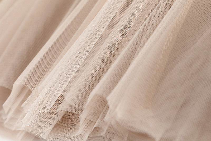 Full Sweep Pleated Tulle Midi Skirt - view 20