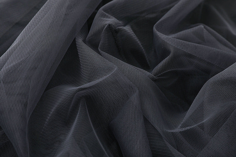 Full Sweep Pleated Tulle Midi Skirt - view 23