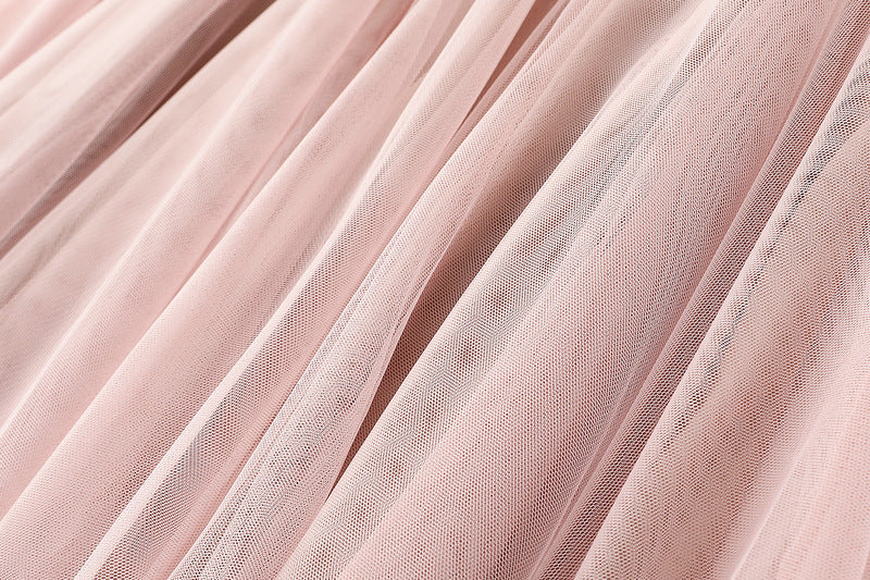 Full Sweep Pleated Tulle Midi Skirt - view 26