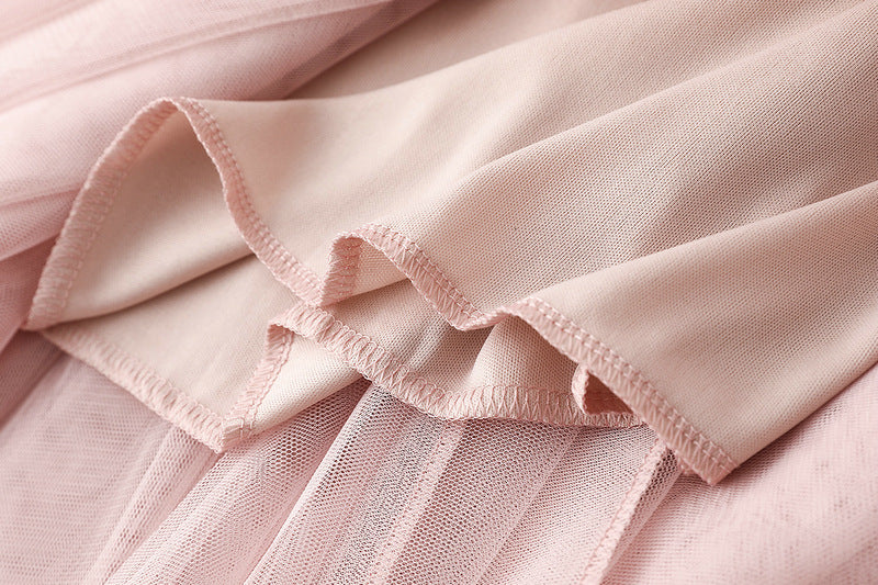 Full Sweep Pleated Tulle Midi Skirt - view 28
